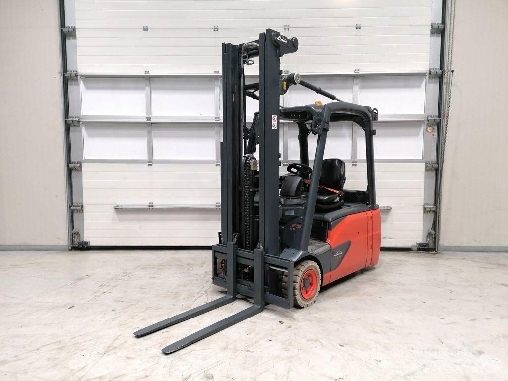 Linde E16L-02 شاحنات ذات رافعات شوكية تعمل بالكهرباء