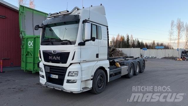 MAN TGX 35.580 شاحنات الرافعات الخطافية