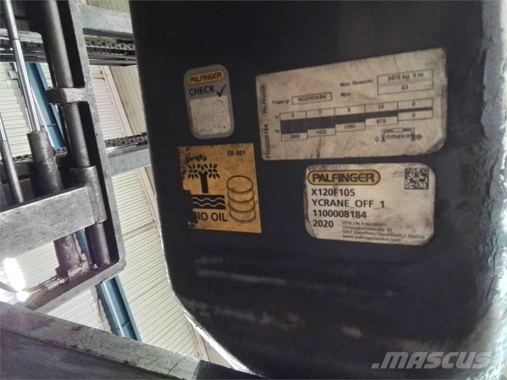 Palfinger X120f105 رافعات شحن