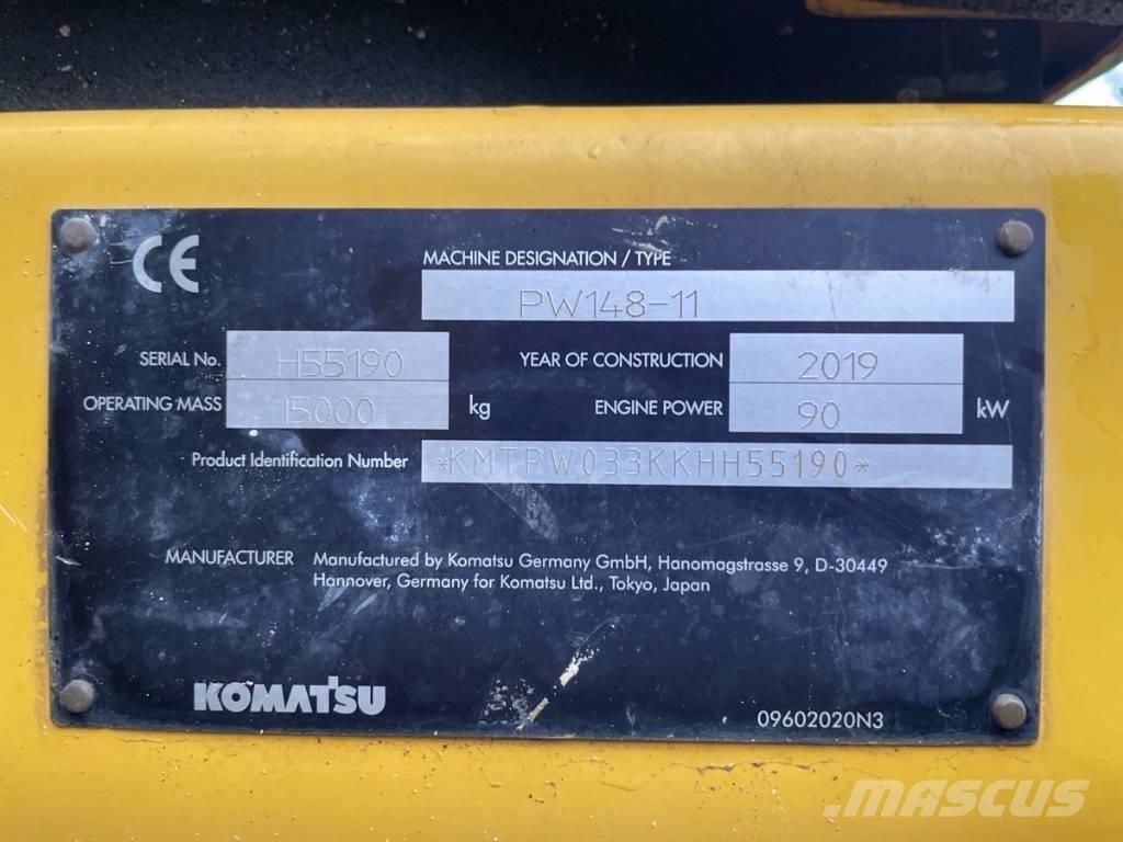 Komatsu PW 148-11 حفارات بعجل