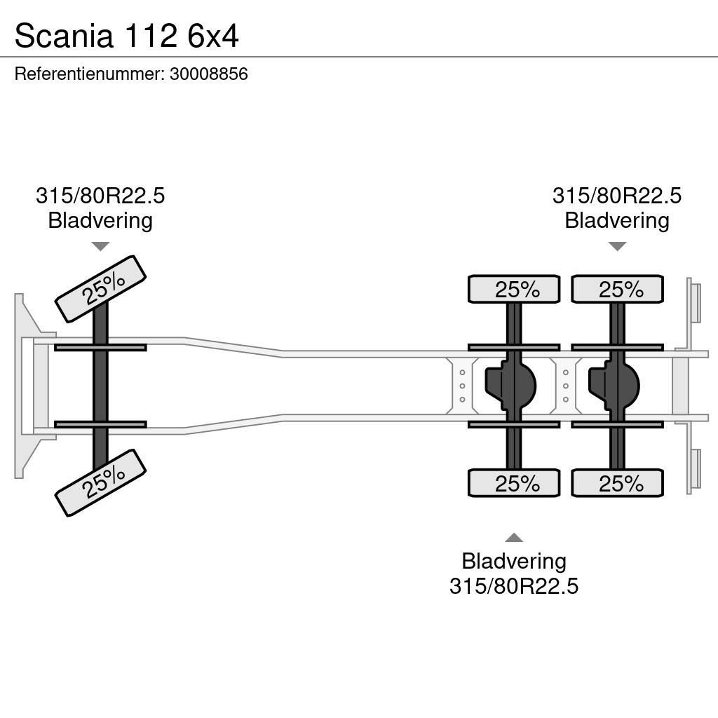 Scania 112 6x4 شاحنات بمقصورة وهيكل