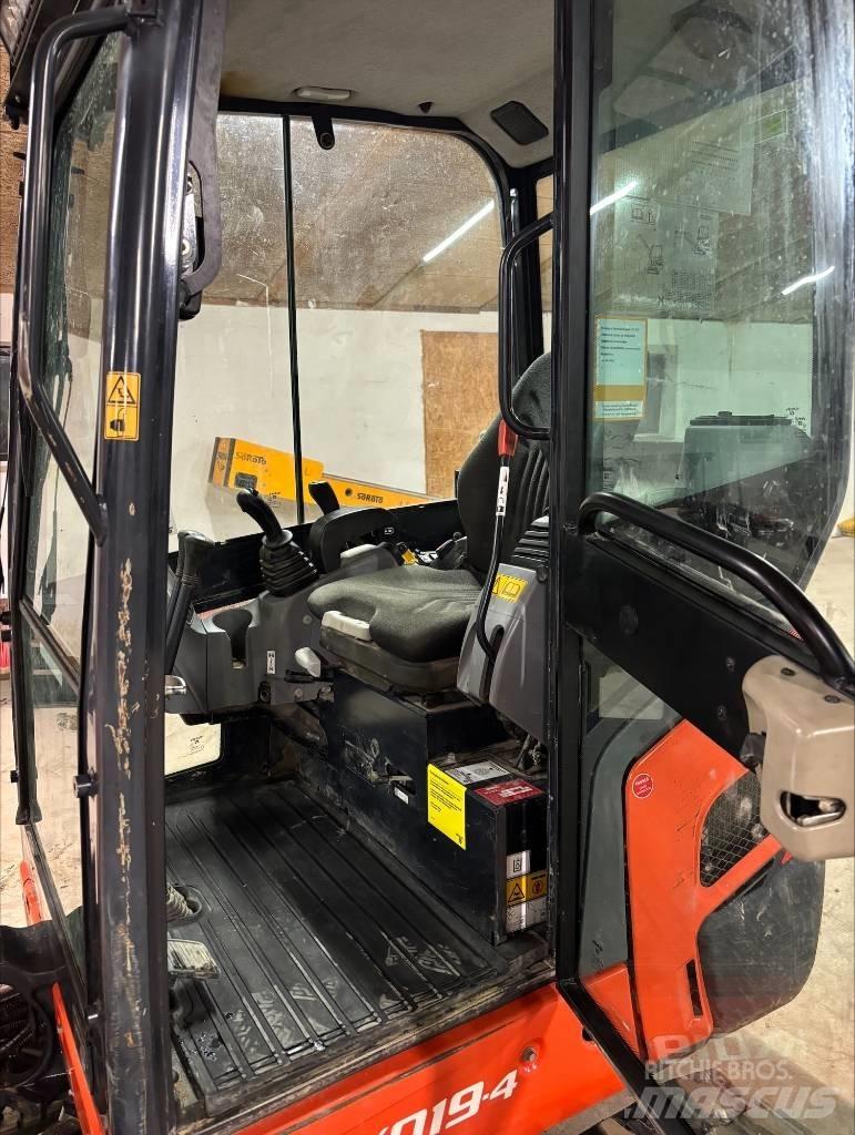 Kubota KX 19-4 حفارات صغيرة أقل من 7 طن (حفارات صغيرة)