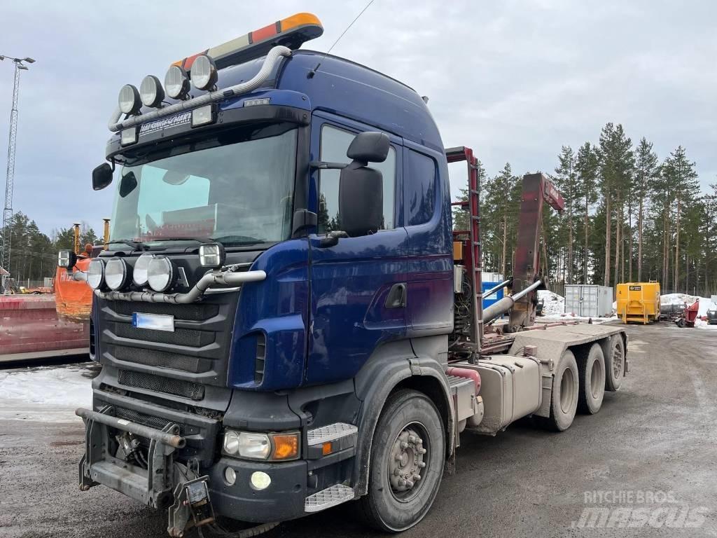 Scania R 500 شاحنات الرافعات الخطافية