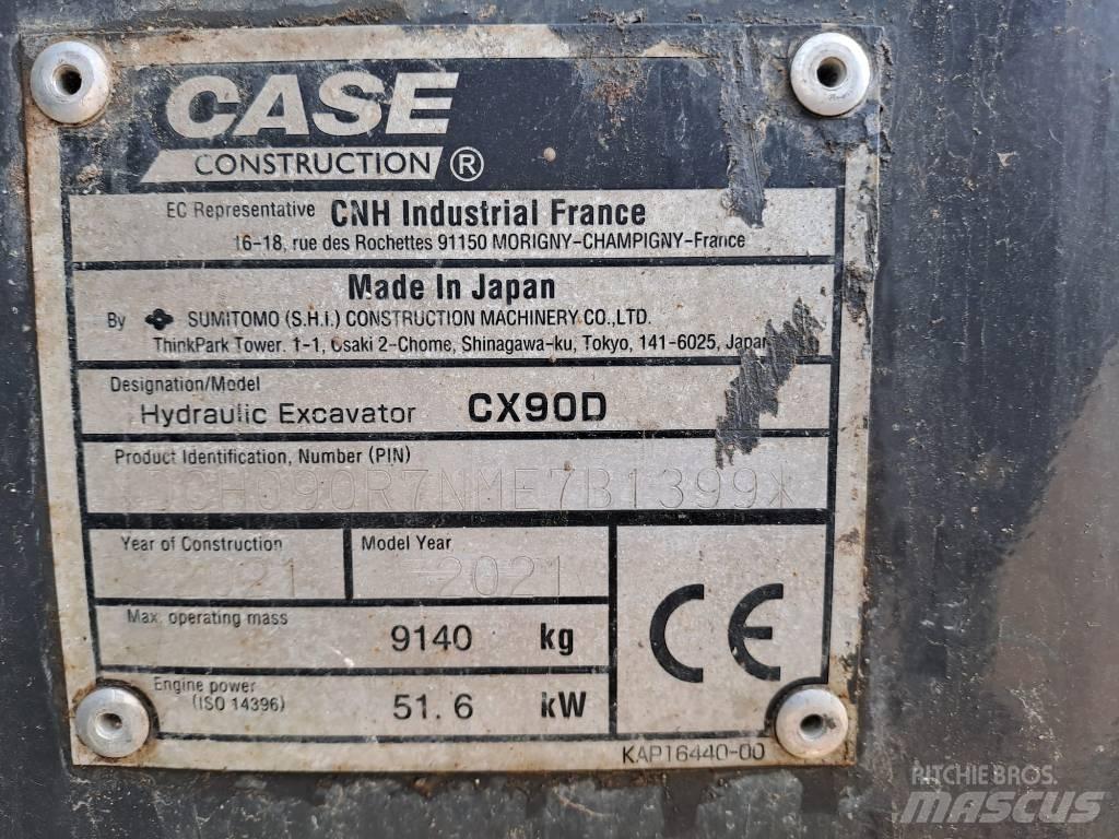 CASE CX 90 D حفارات وسط 7 طن - 12 طن