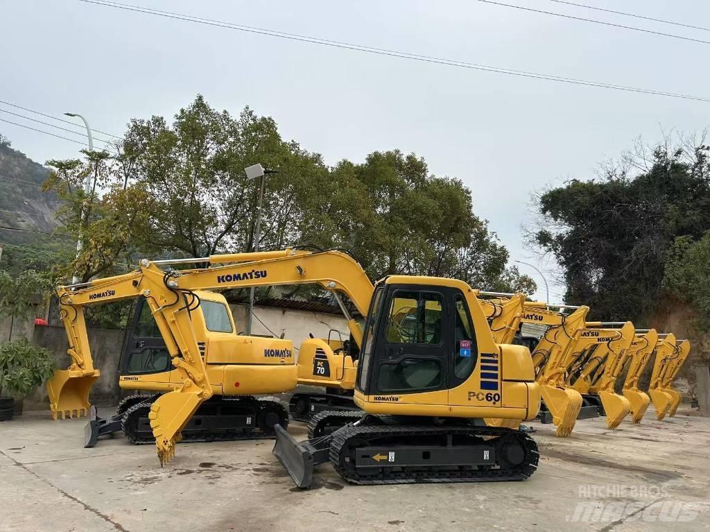 Komatsu PC 60-7 حفارات صغيرة أقل من 7 طن (حفارات صغيرة)