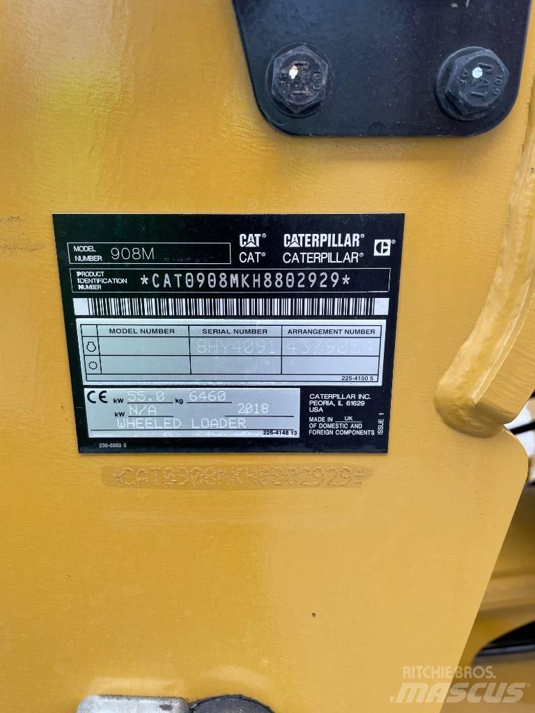CAT 908 M لوادر بعجل
