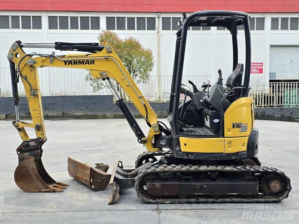 Yanmar VIO 26-6 حفارات صغيرة أقل من 7 طن (حفارات صغيرة)