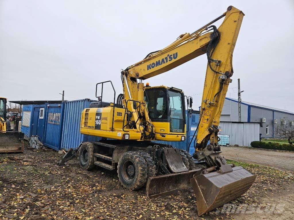 Komatsu PW 160-8 حفارات بعجل