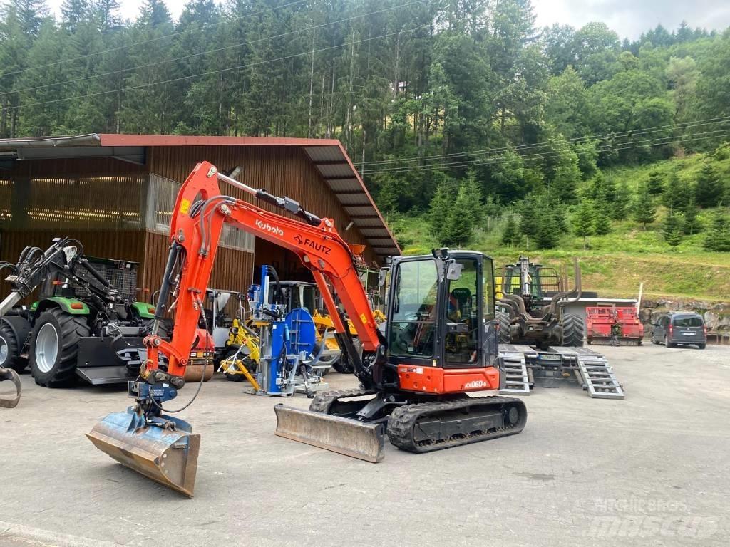 Kubota KX 060-5 حفارات صغيرة أقل من 7 طن (حفارات صغيرة)