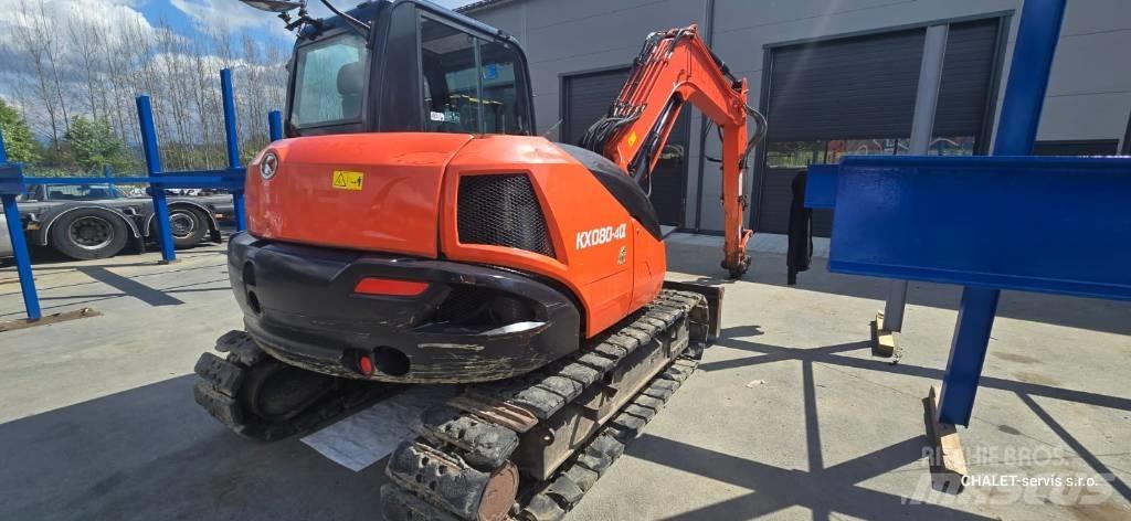 Kubota KX 080-4 CX حفارات وسط 7 طن - 12 طن