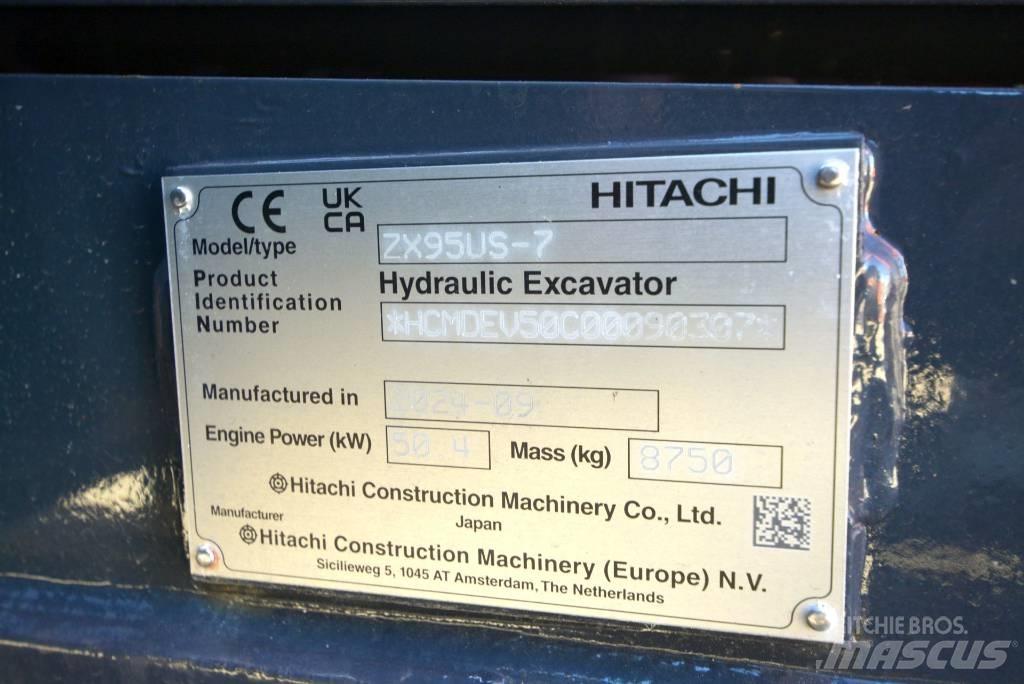 Hitachi ZX 95 US-7 حفارات وسط 7 طن - 12 طن