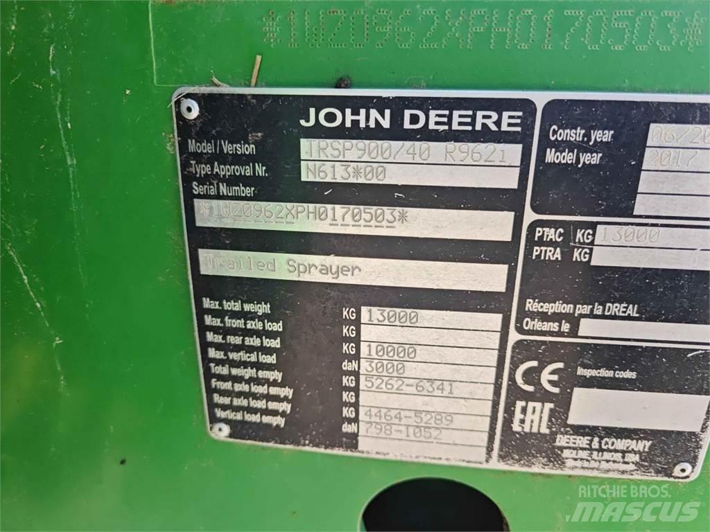 John Deere R962i الرشاشات