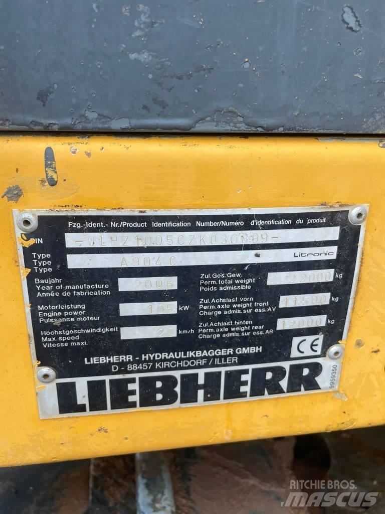 Liebherr A 904 C حفارات بعجل