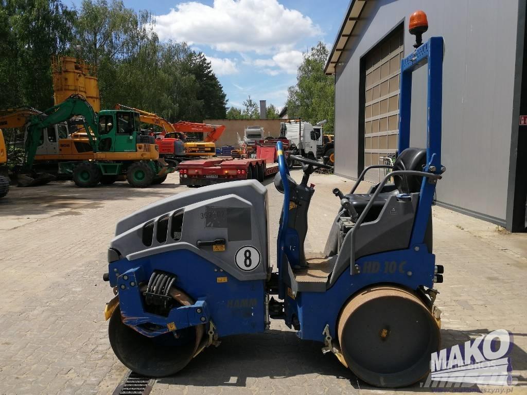 Hamm HD 10 C VV مداحل ثنائية الاسطوانة