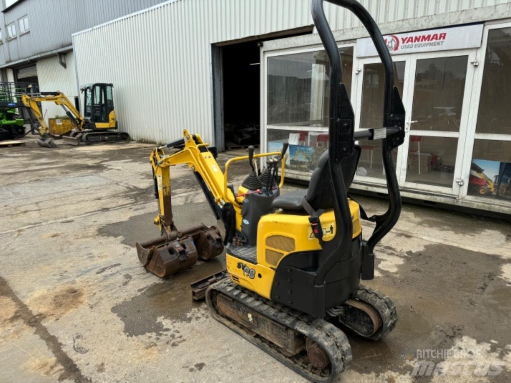 Yanmar SV08 (1C088) حفارات صغيرة أقل من 7 طن (حفارات صغيرة)