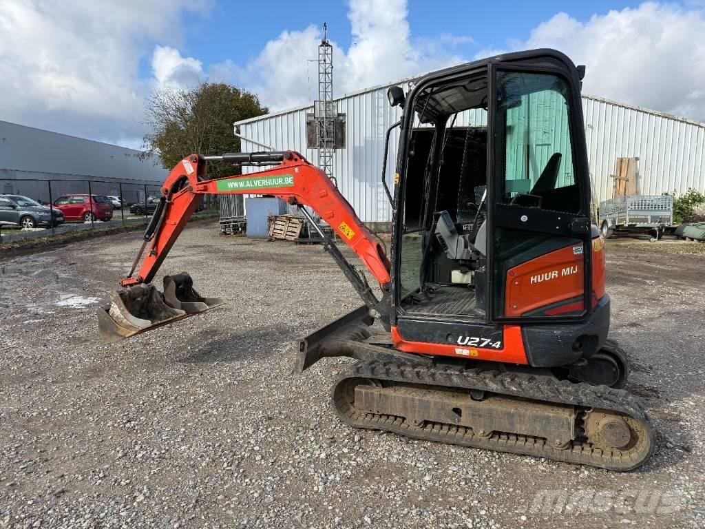 Kubota U 27-4 حفارات صغيرة أقل من 7 طن (حفارات صغيرة)