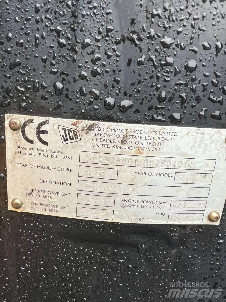 JCB 86 C-1 eco حفارات وسط 7 طن - 12 طن