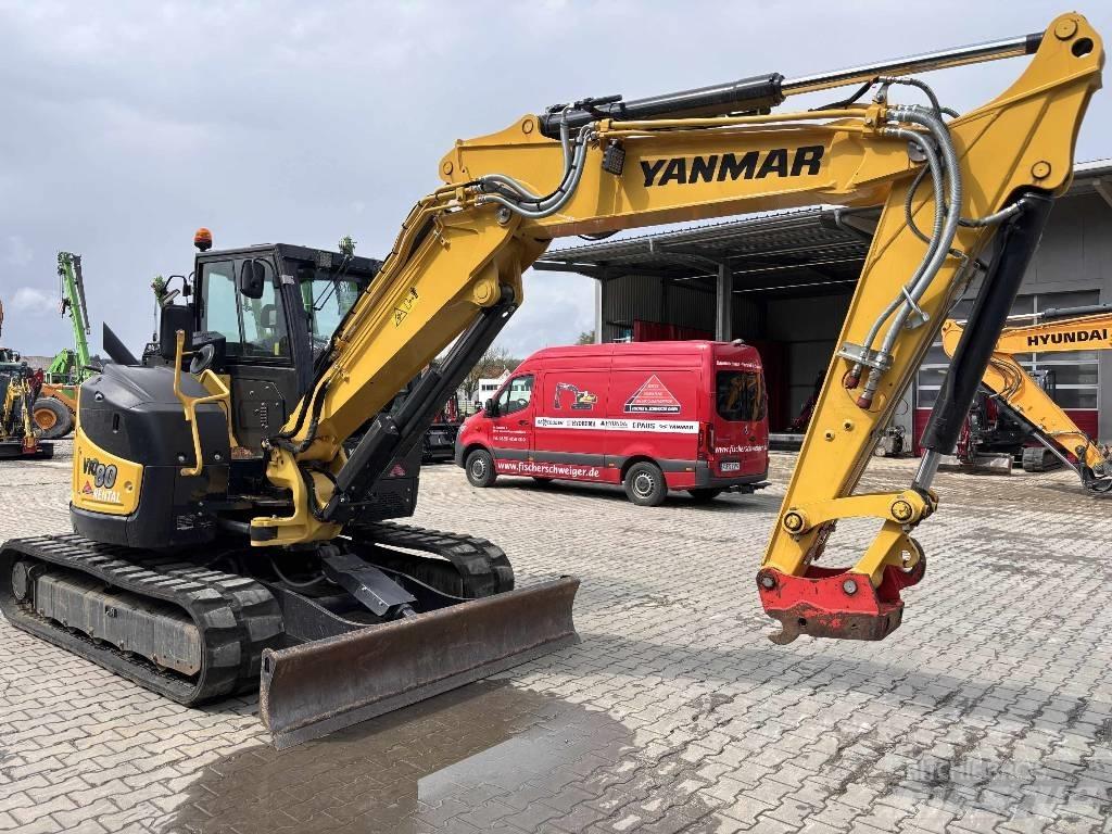 Yanmar VIO 80-2PB حفارات وسط 7 طن - 12 طن