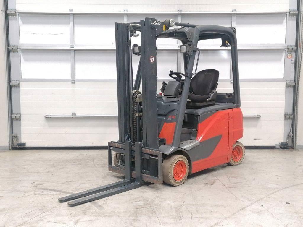 Linde E16PH-02 شاحنات ذات رافعات شوكية تعمل بالكهرباء