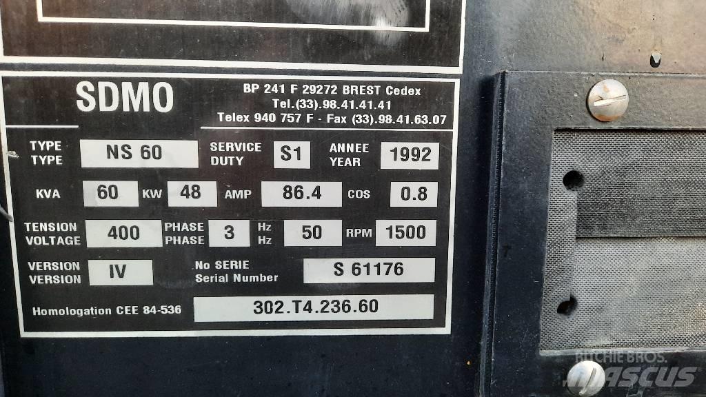 Sdmo NS 60 مولدات ديزل