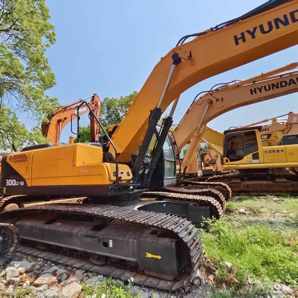 Hyundai 300lc-9s حفارات زحافة