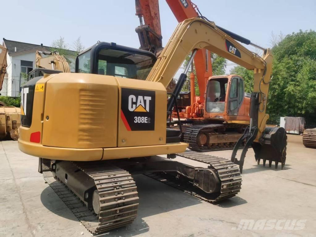 CAT 308 E 2 حفارات وسط 7 طن - 12 طن