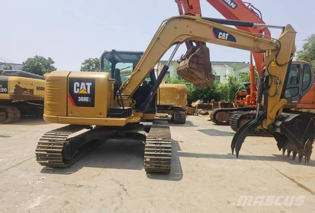 CAT 308 E 2 حفارات وسط 7 طن - 12 طن