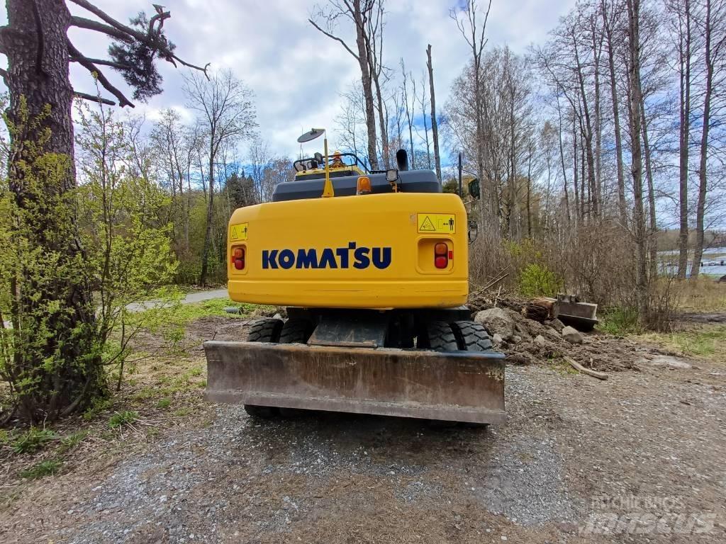Komatsu PW 160-7E0 حفارات بعجل