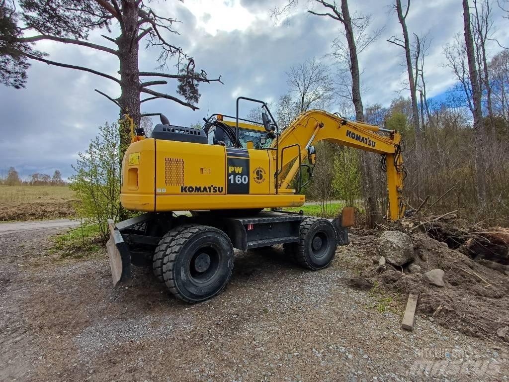Komatsu PW 160-7E0 حفارات بعجل