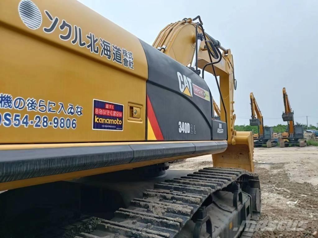 CAT 340 D L حفارات زحافة