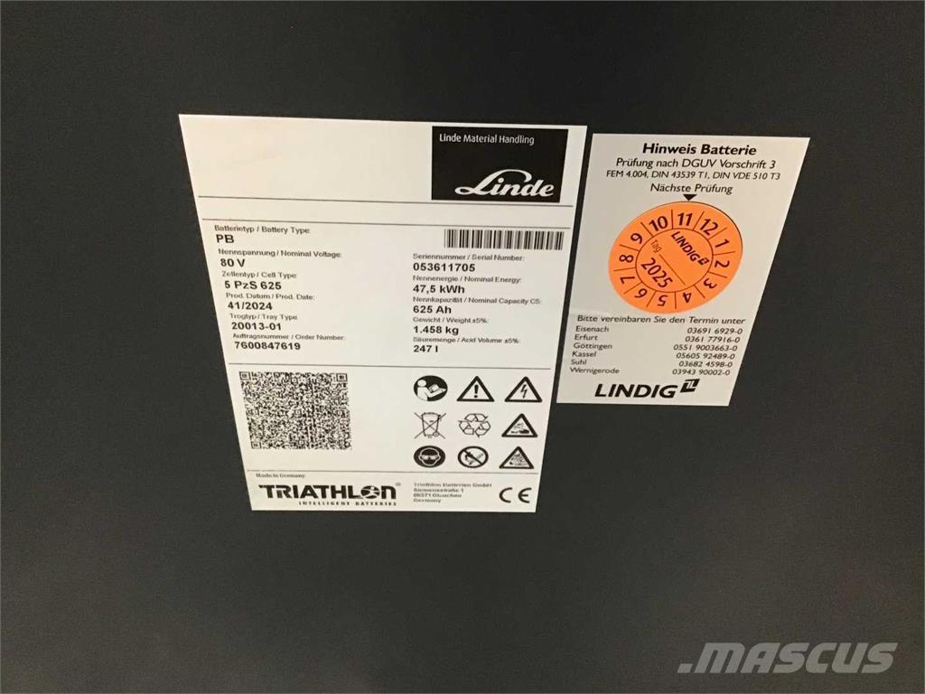 Linde E35L شاحنات ذات رافعات شوكية تعمل بالكهرباء