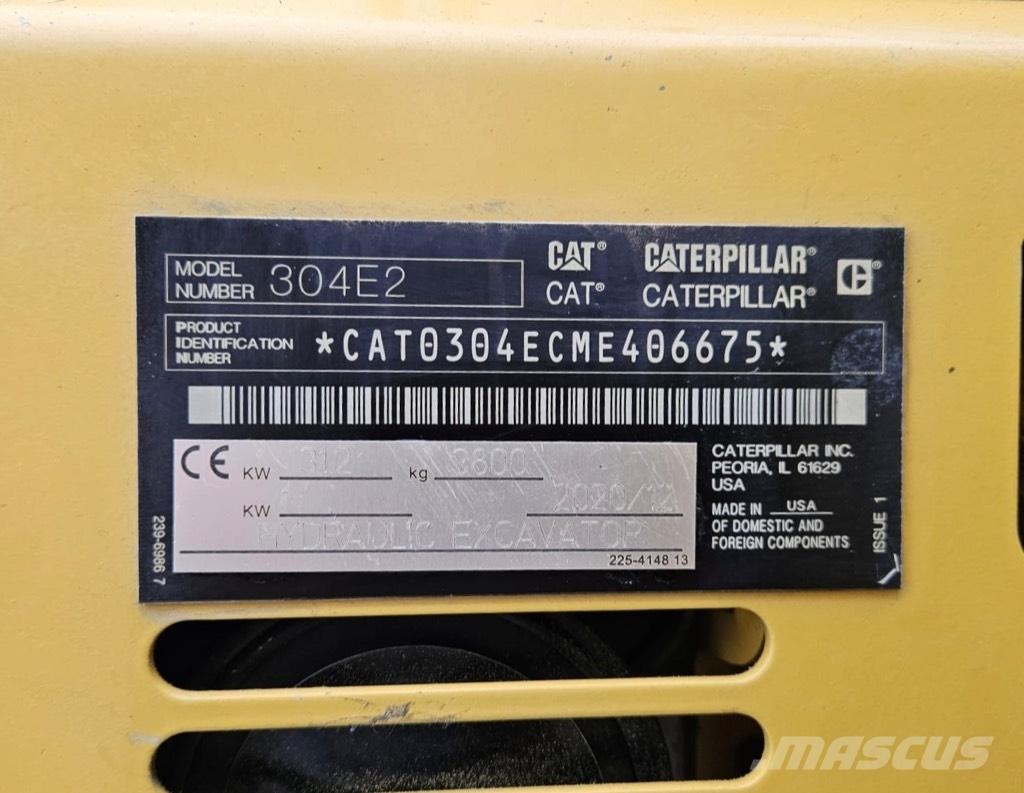 CAT 304 E 2 حفارات صغيرة أقل من 7 طن (حفارات صغيرة)