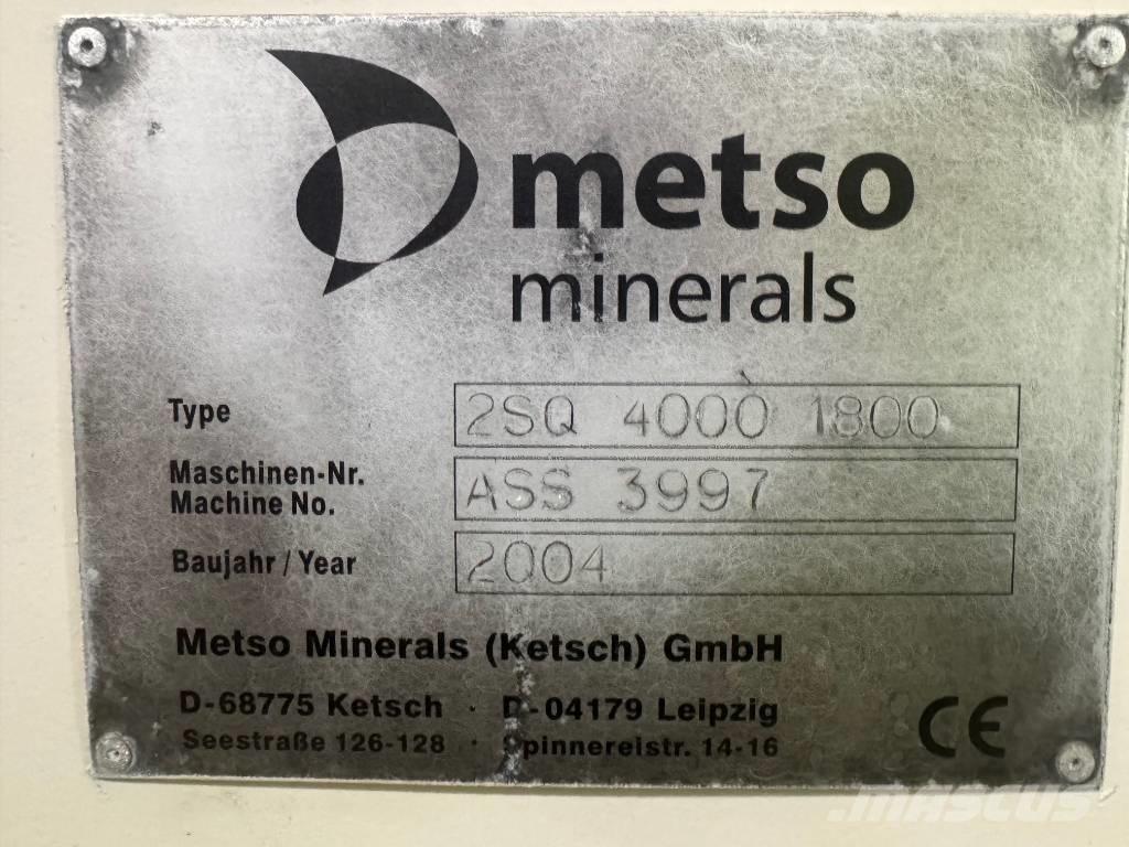 Metso 2SQ 4000 1800 غرابيل