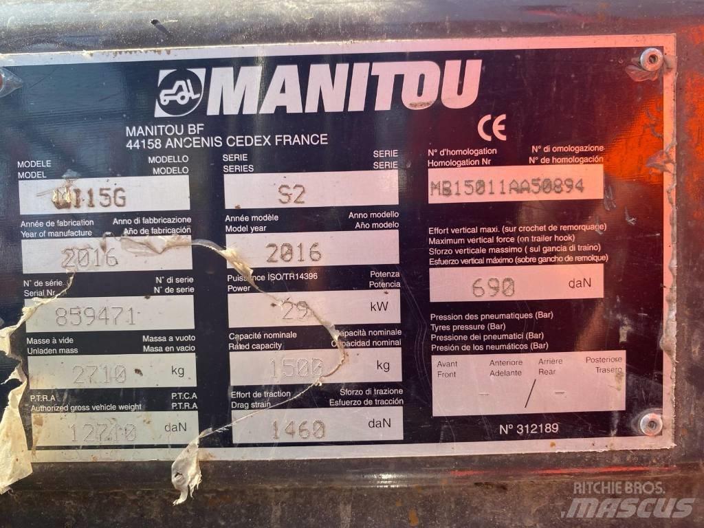 Manitou MI 15 G شاحنات LPG