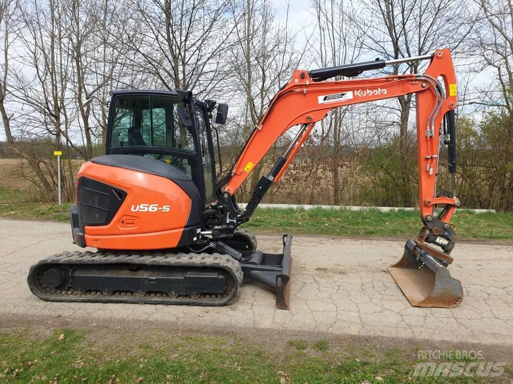 Kubota U 56-5 حفارات صغيرة أقل من 7 طن (حفارات صغيرة)