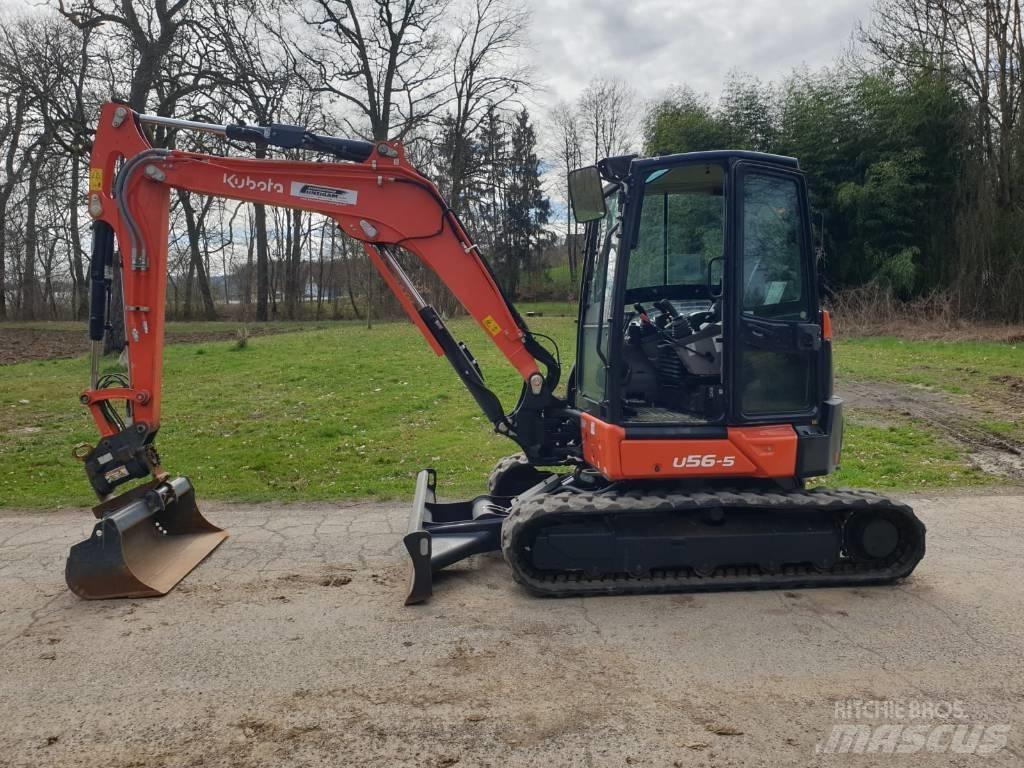 Kubota U 56-5 حفارات صغيرة أقل من 7 طن (حفارات صغيرة)