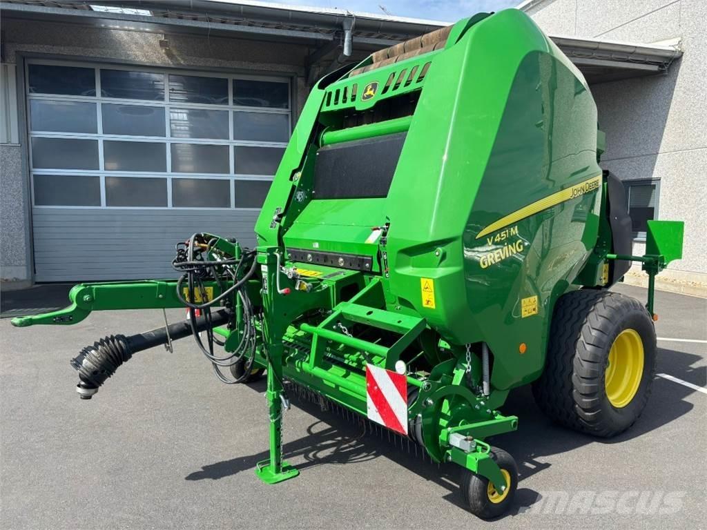 John Deere V451M محزمات مستديرة