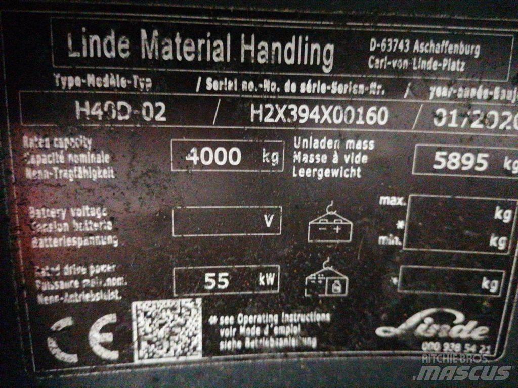 Linde H40D-02 شاحنات الديزل