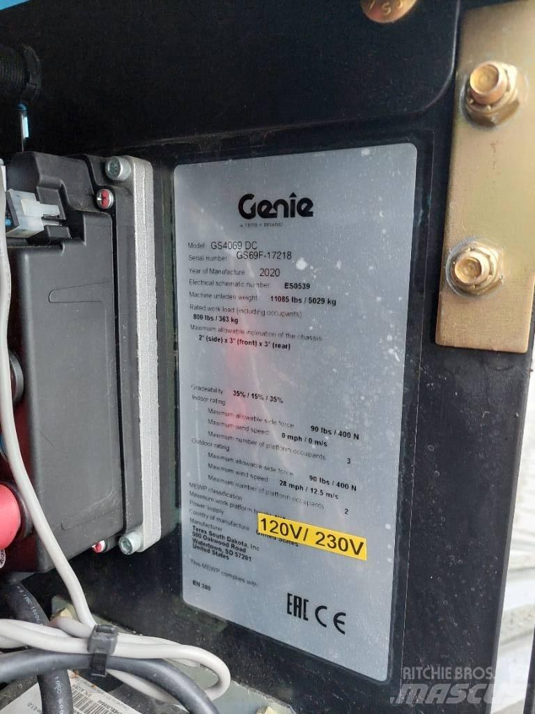 Genie GS 4069 DC رافعات مقصية الشكل