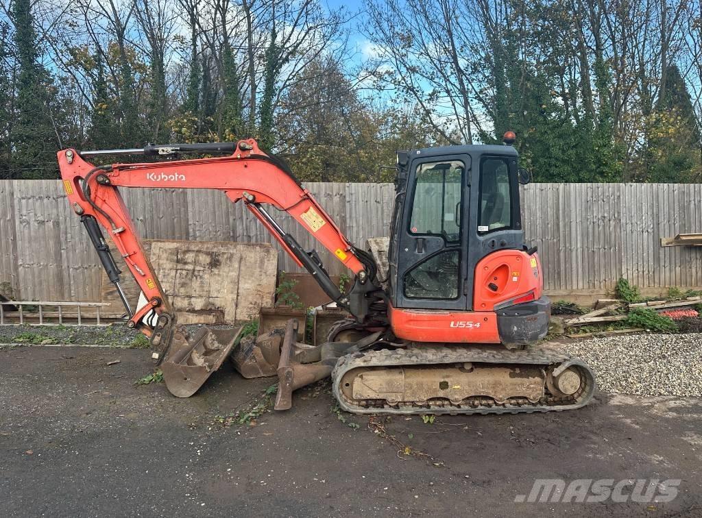 Kubota U 55-4 حفارات صغيرة أقل من 7 طن (حفارات صغيرة)