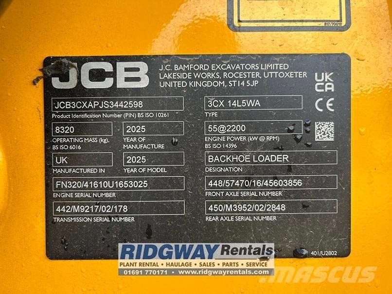 JCB 3 CX لوادر ذات جرافات عكسية