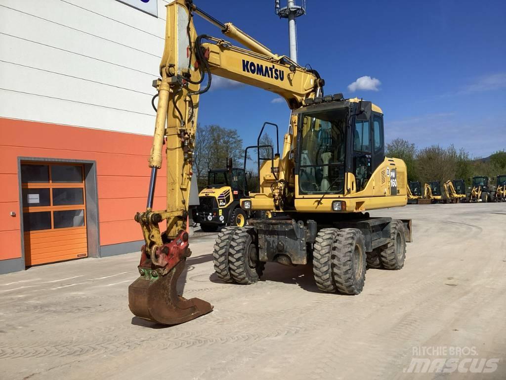 Komatsu PW 160-7E0 حفارات بعجل