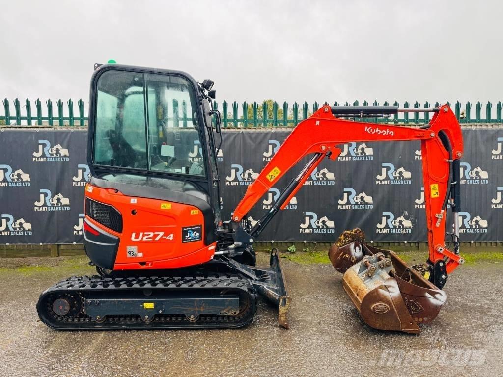 Kubota U 27-4 حفارات صغيرة أقل من 7 طن (حفارات صغيرة)