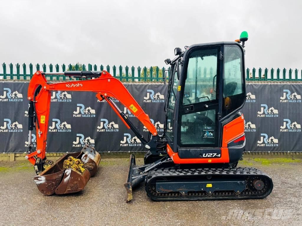 Kubota U 27-4 حفارات صغيرة أقل من 7 طن (حفارات صغيرة)