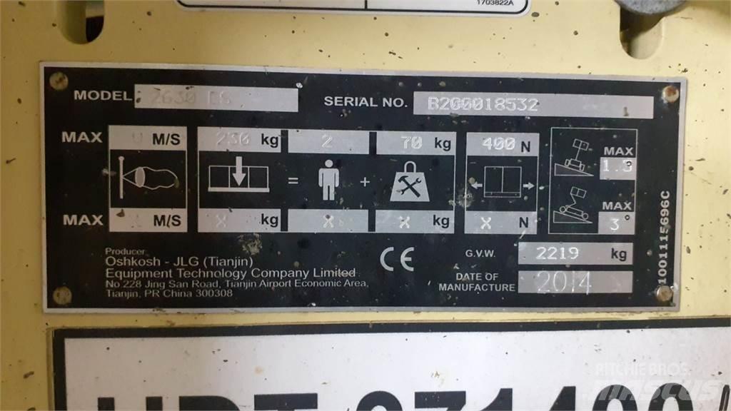 JLG 2630ES رافعات مقصية الشكل