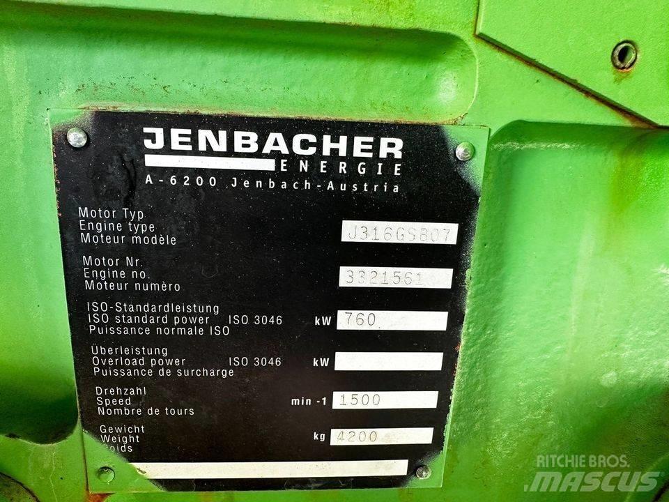  2x Jenbacher 750 KVA مولدات غاز