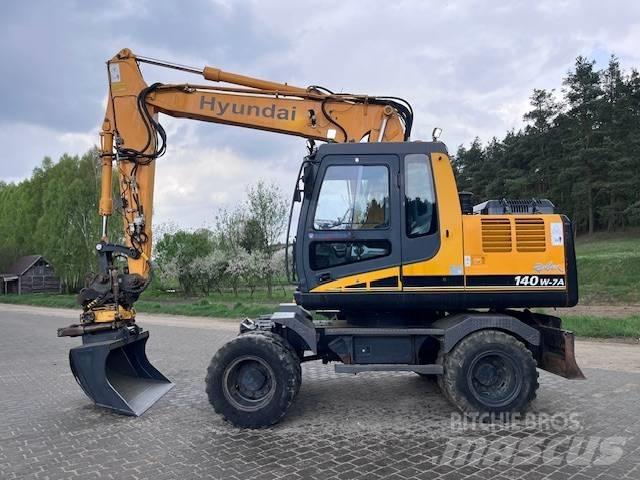 Hyundai Robex 140 W حفارات بعجل