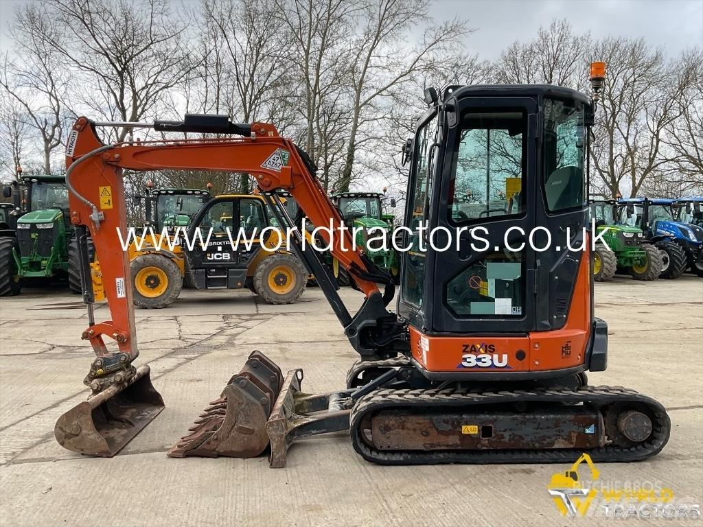 Hitachi ZX 33 U حفارات صغيرة أقل من 7 طن (حفارات صغيرة)