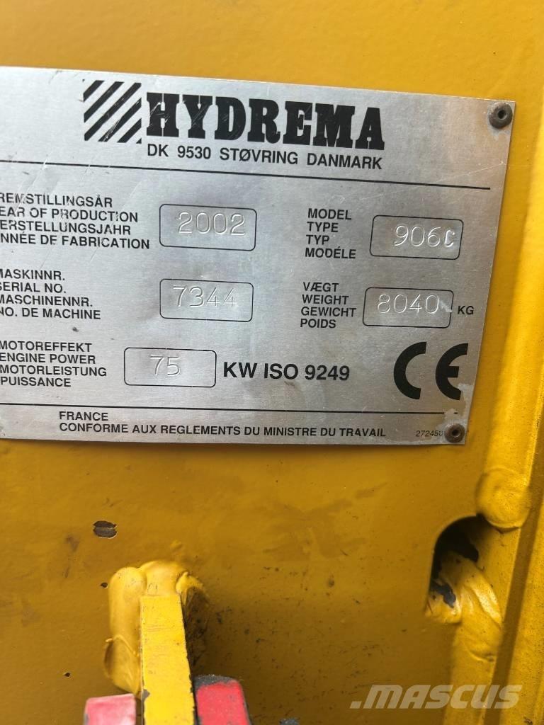 Hydrema 906C لوادر ذات جرافات عكسية