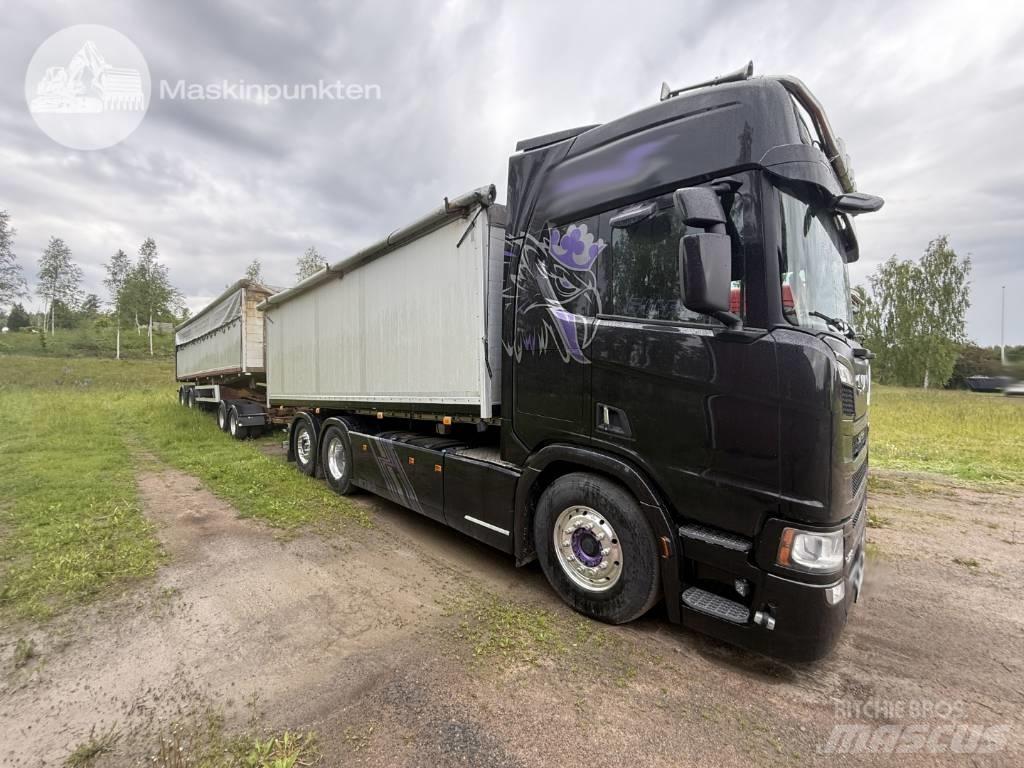Scania R 730 EKIPAGE شاحنات قلابة